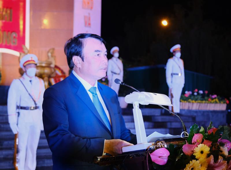 Phó Chủ tịch UBND tỉnh Phạm S phát biểu tại chương trình
