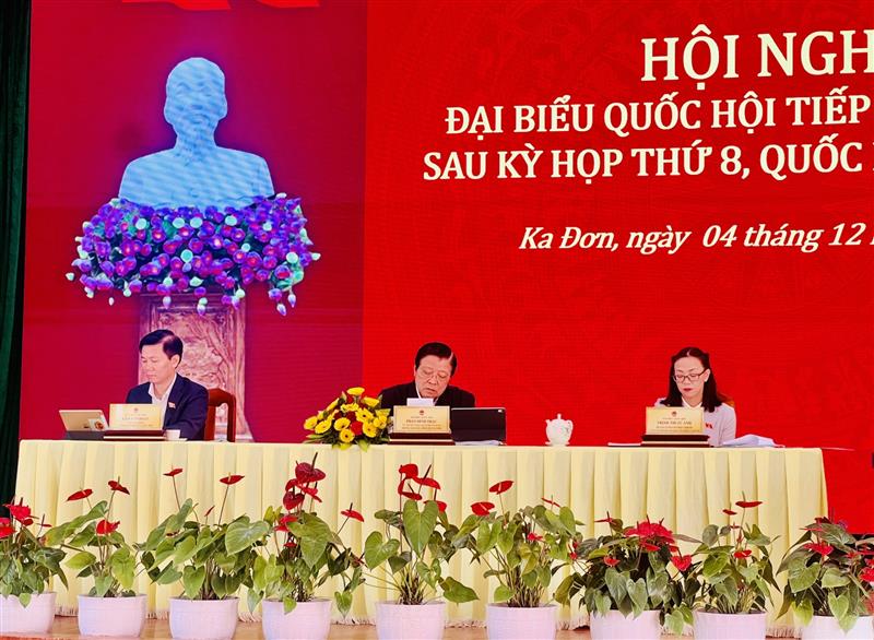 Các ĐBQH tiếp xúc cử tri Đơn Dương