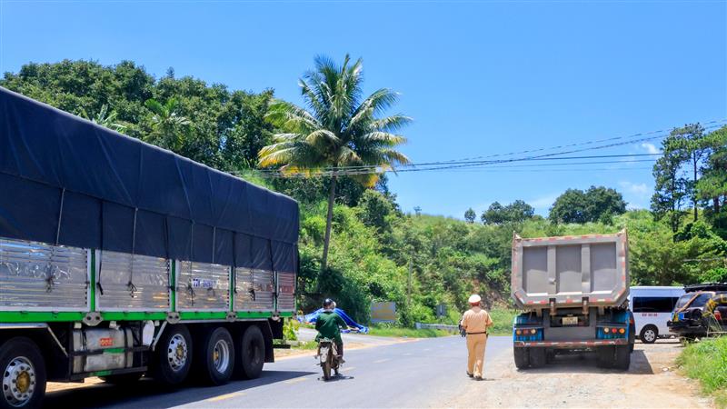 Quốc lộ 27, qua địa bàn thị trấn D'ran