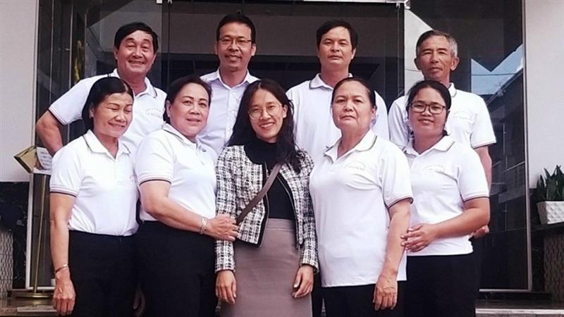 Các thành viên Đội CTXHTN thị trấn Thạnh Mỹ đã góp phần không nhỏ vào công tác phòng, chống tệ nạn xã hội tại địa phương