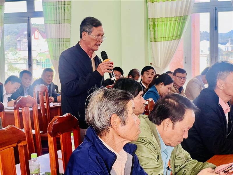 Cử tri nêu ý kiến