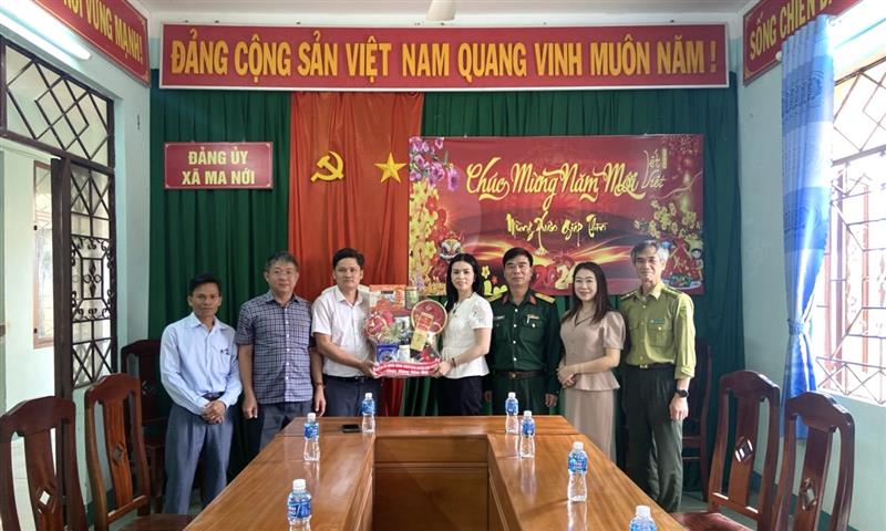 Thăm chúc tết Thôn Gia Hoa, xã Ma Nới, huyện Ninh Sơn