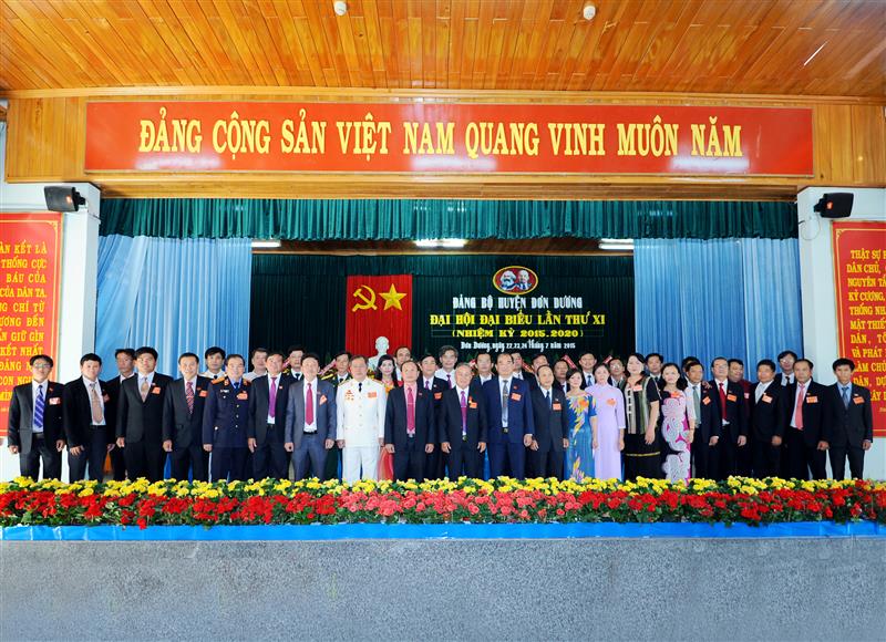 Ban Chấp hành Đảng bộ huyện Đơn Dương khóa XI, nhiệm kỳ 2015 - 2020